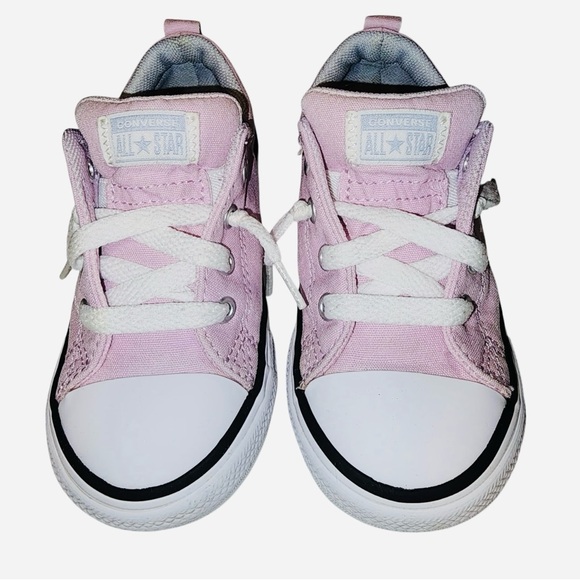 Converse All Stars Other - Converse Pink Glitter Sneakers Kids 9 Toddler Low Top Lace Up Casual Shoes